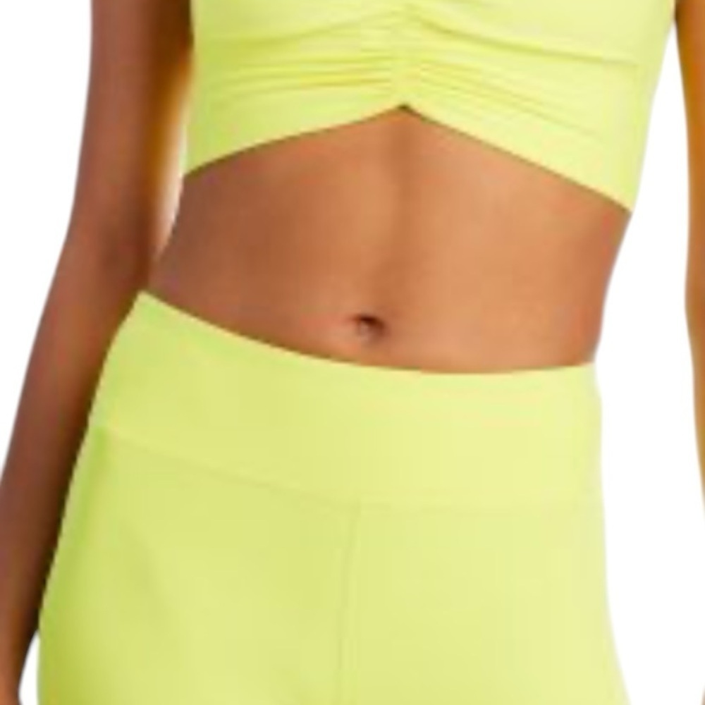 Aqua Athletic LDS Shirred sports bra and matching shorts